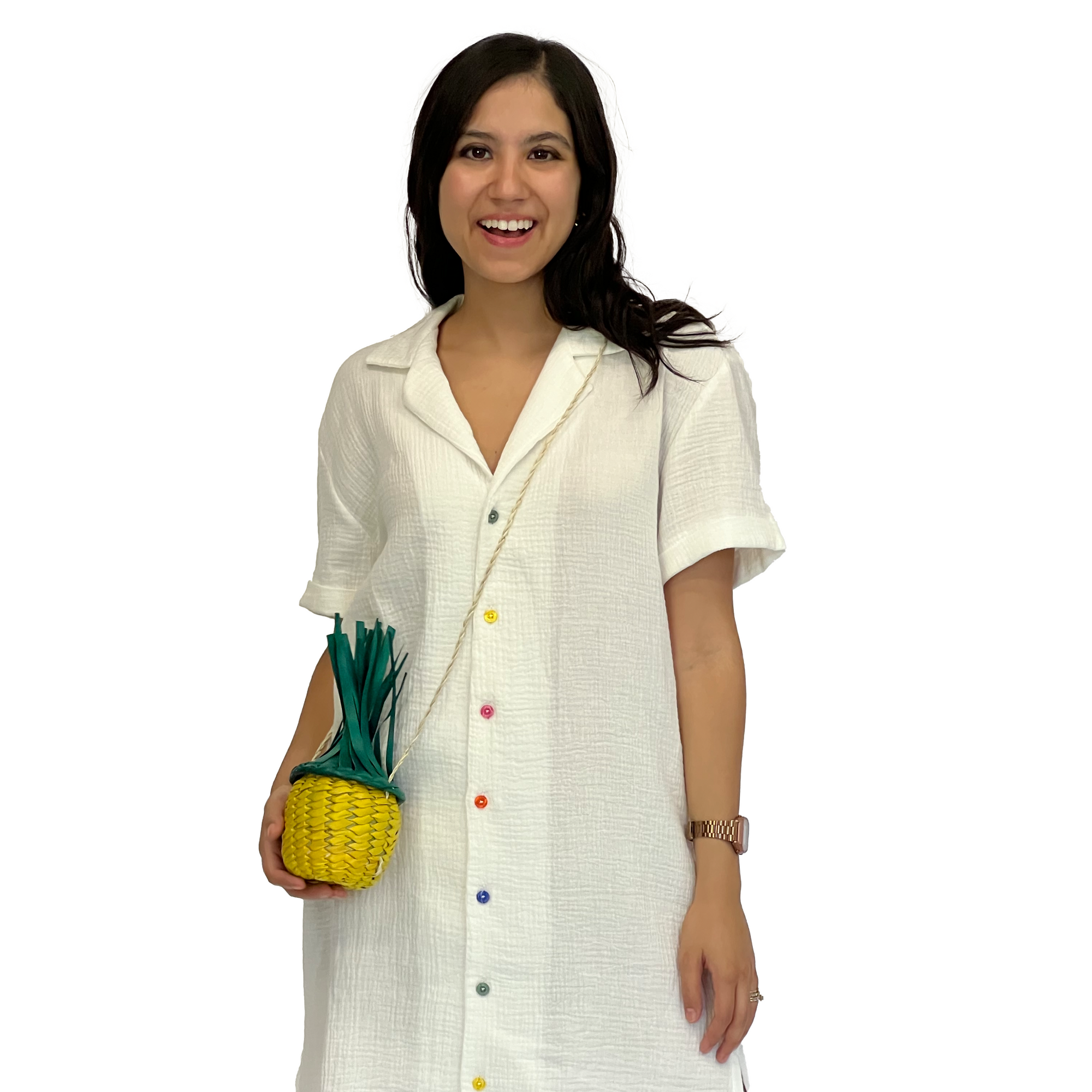 Raffia bag- Pineapple