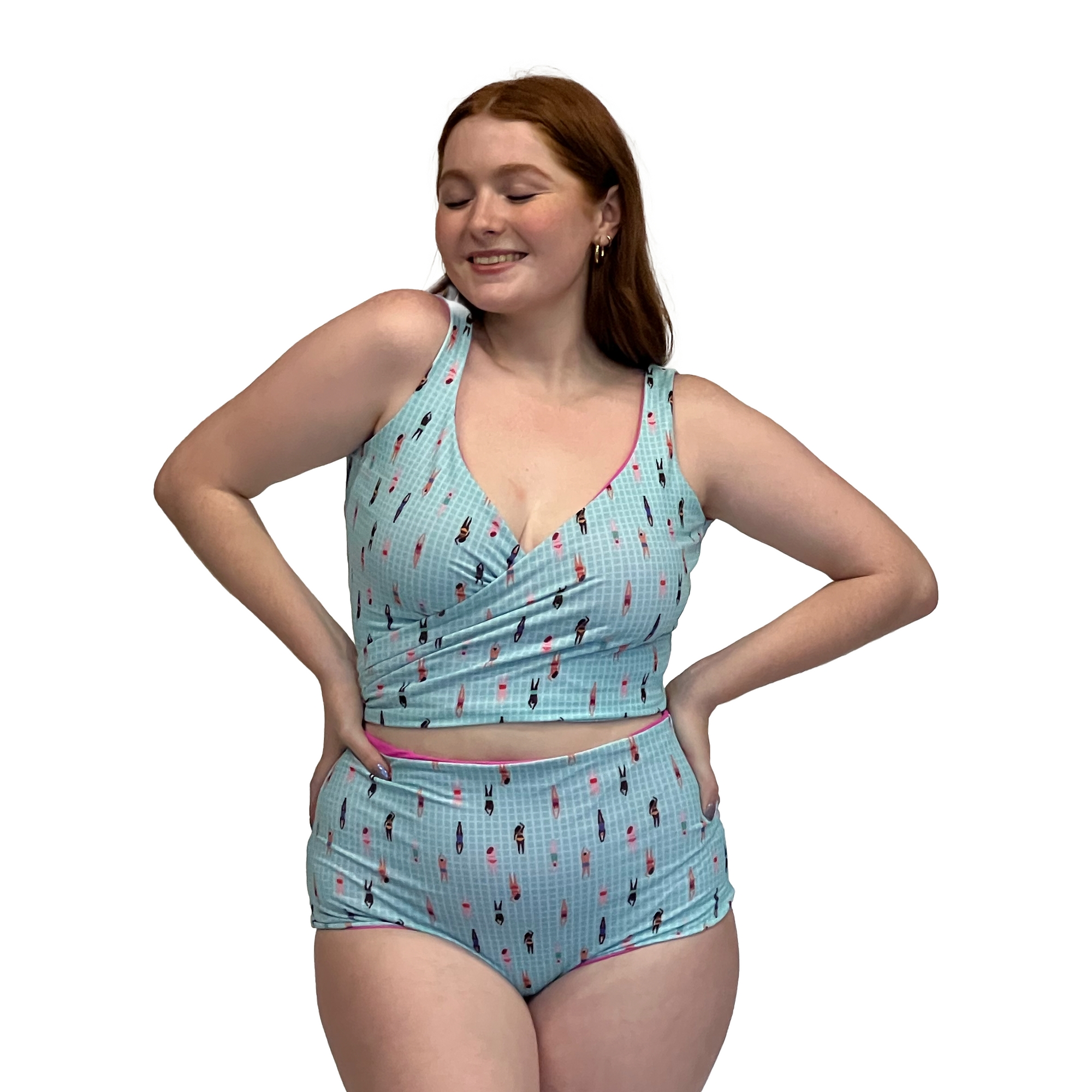Bali Reversible - Swimmers + Pink