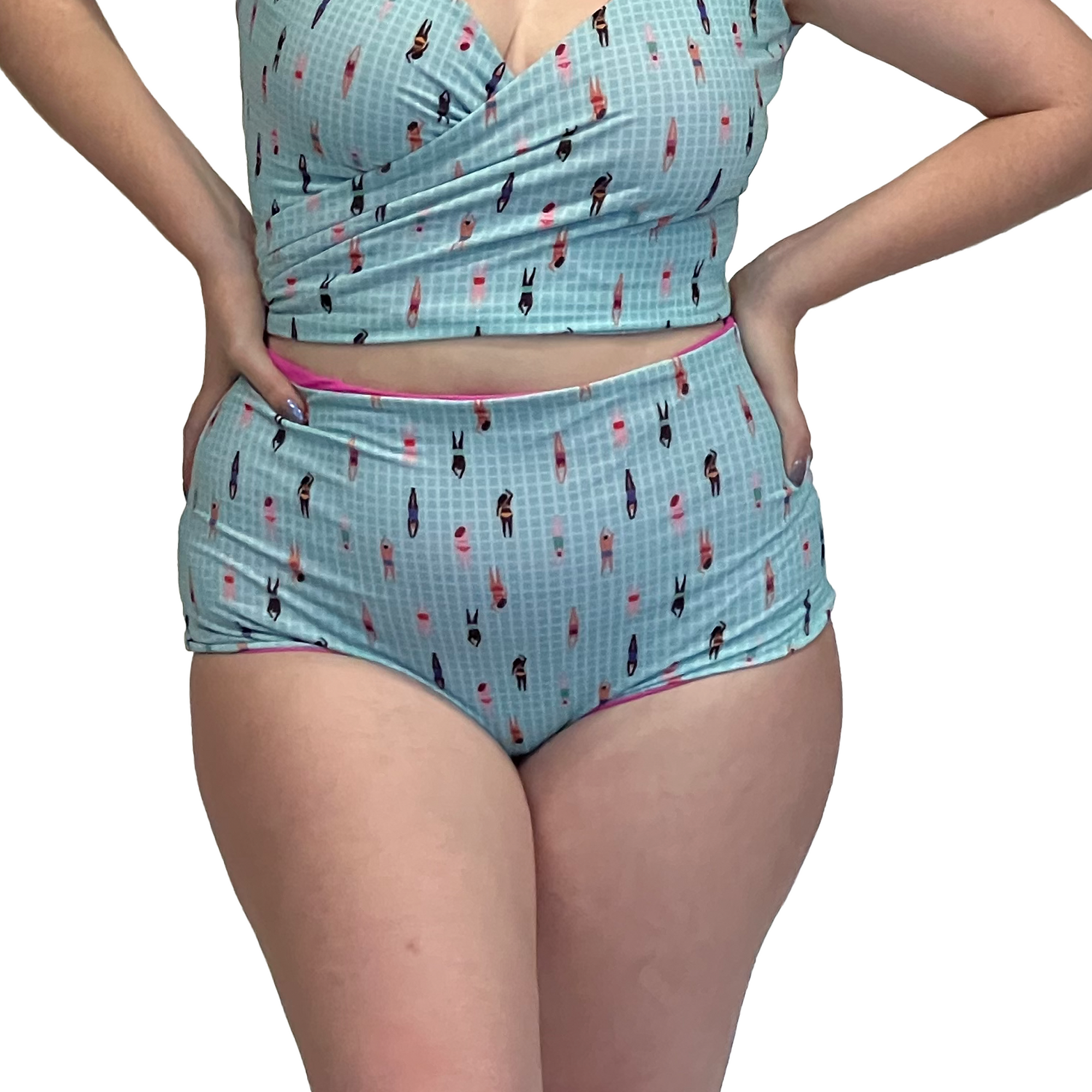 Bali Reversible - Swimmers + Pink