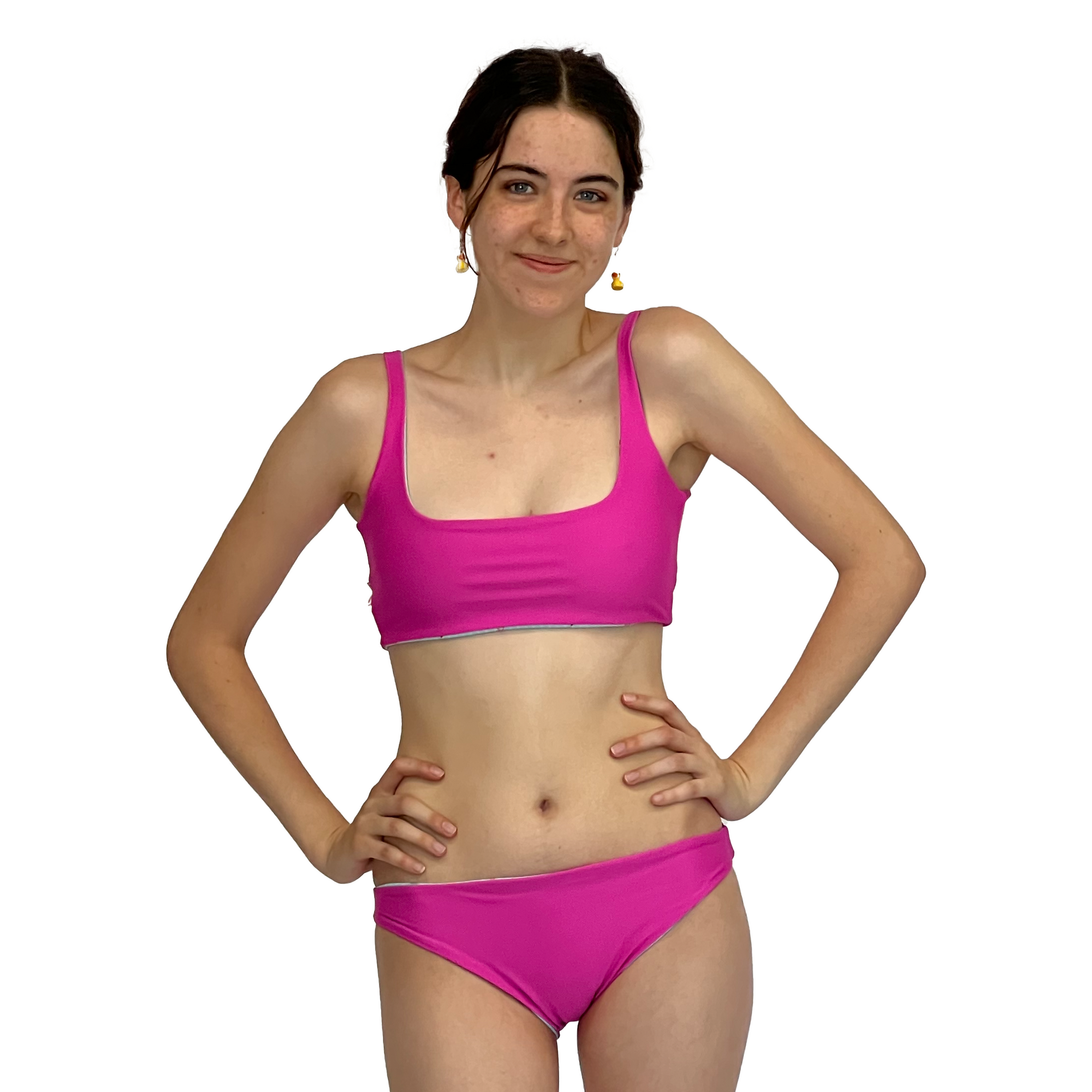 Ibiza Reversible - Swimmers + Pink