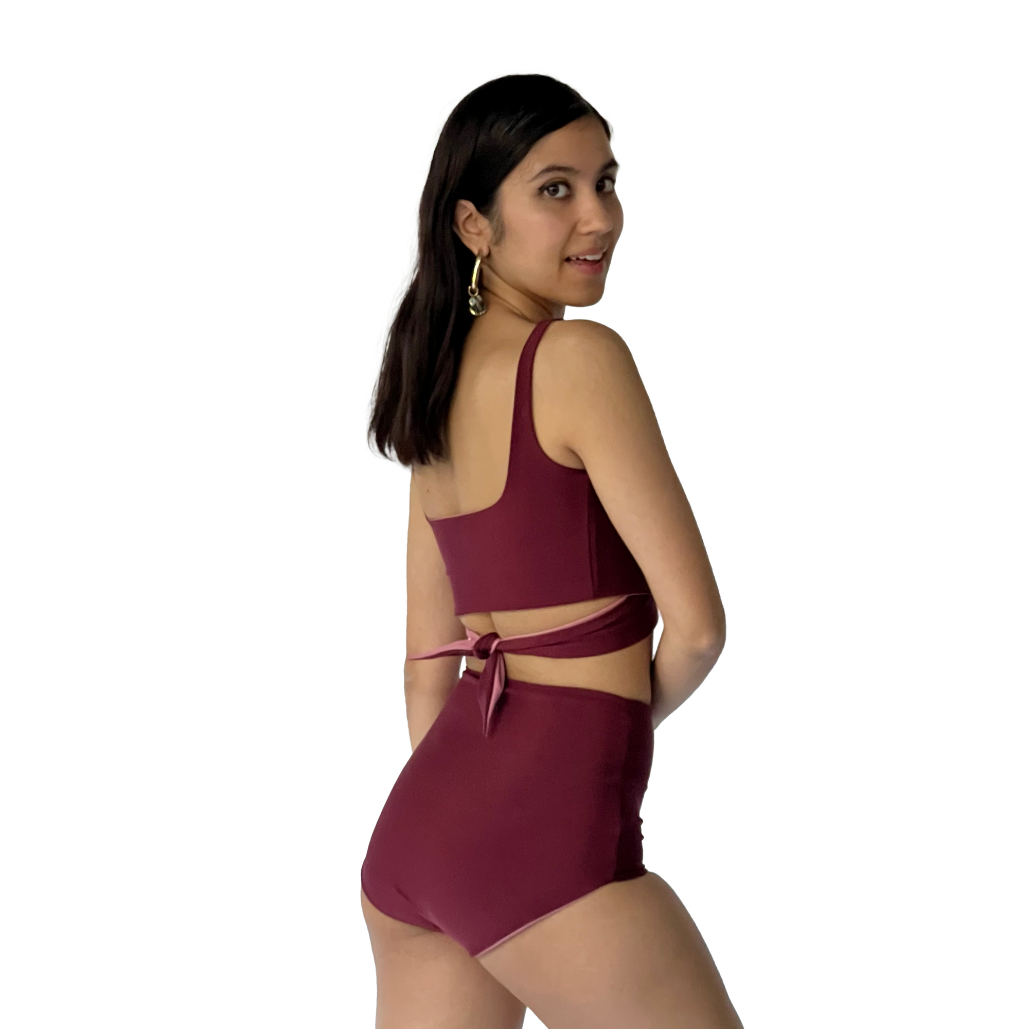 Magic Top Reversible - Blush + Wine (High Support)