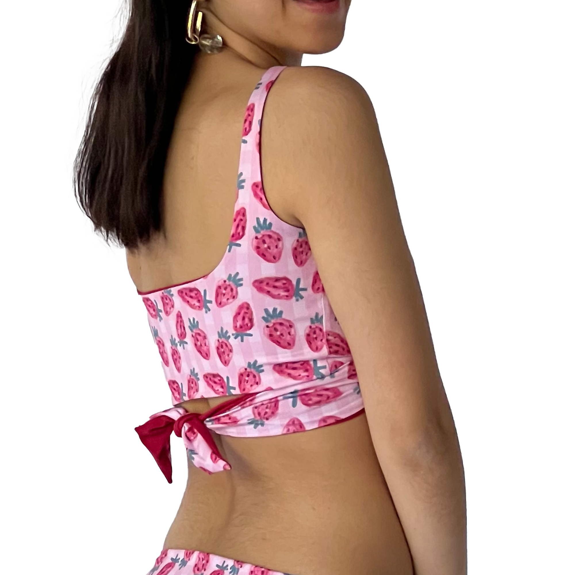 Magic Top Reversible - Strawberry Pie + Red